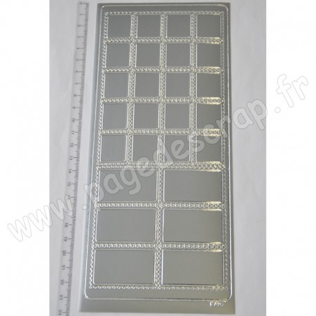 PEEL OFF TIMBRES ARGENT