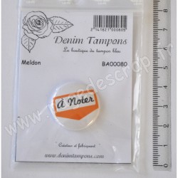 DENIM TAMPONS BADGE A NOTER