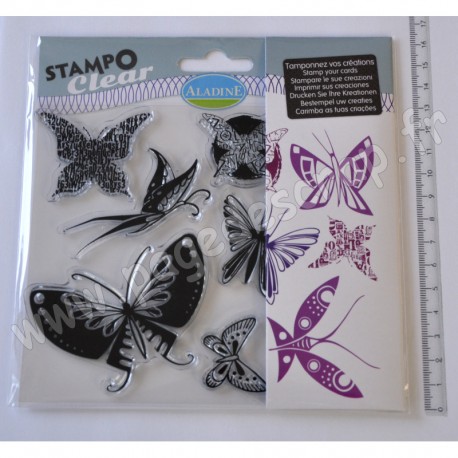 ALADINE STAMPO CLEAR PAPILLONS