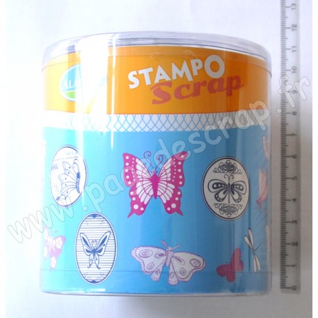 ALADINE STAMPO SCRAP PAPILLONS 29 pièces