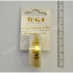 TOGA MASKING TAPE INVITATION OR 10 m