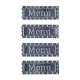 4 SILH METAL MENU