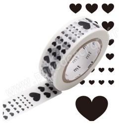 MT MASKING TAPE 15mm x 10m MOTIF VISION DU COEUR