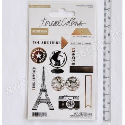 TERESA COLLINS WANDERLUST DECORATIVE STICKERS