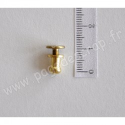 BOUTON DE COL OR A VISSER