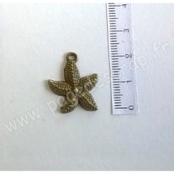 SCRAPBERRY'S CHARMS STARFISH 19 x 23 mm