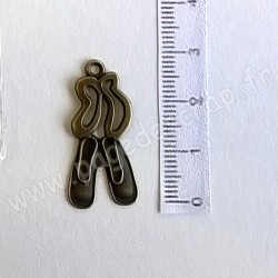 SCRAPBERRY'S CHARMS BALLET SLIPPERS 12 x 25 mm